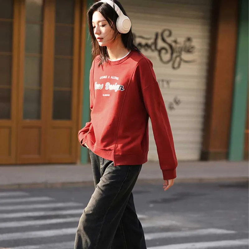 Demana Sweatshirt Women's Scarlett Red-2