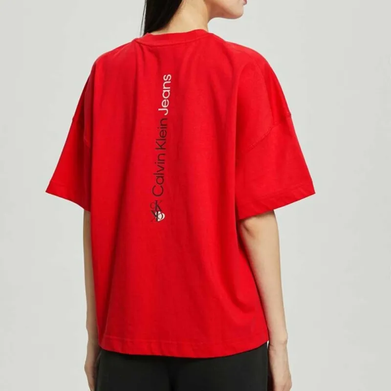 CALVIN KLEIN T Shirt Unisex Red-2