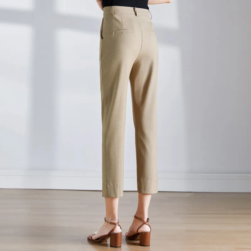 Like The Age Of Water Casual Pants Women's Khaki-2