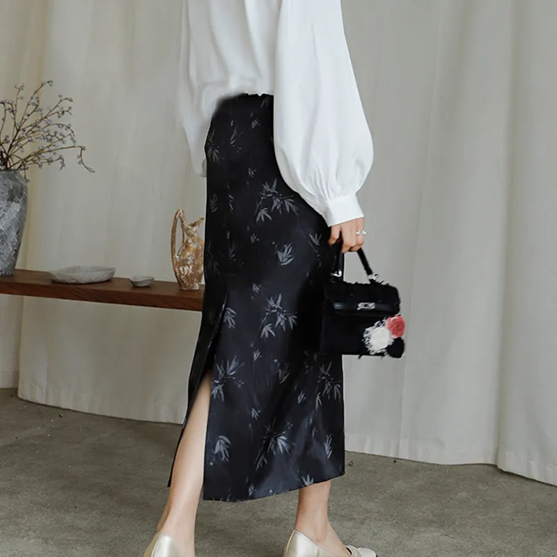 DianThia Casual Long Skirts Women's-1