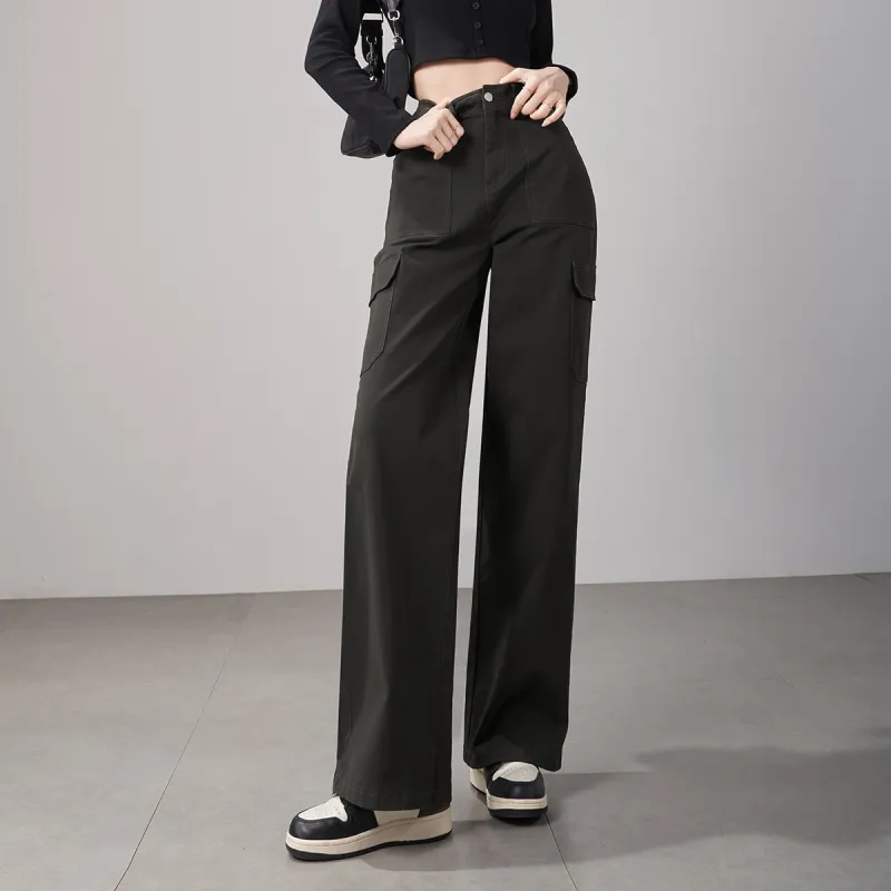 YALIDA Jeans Women's Gray-2