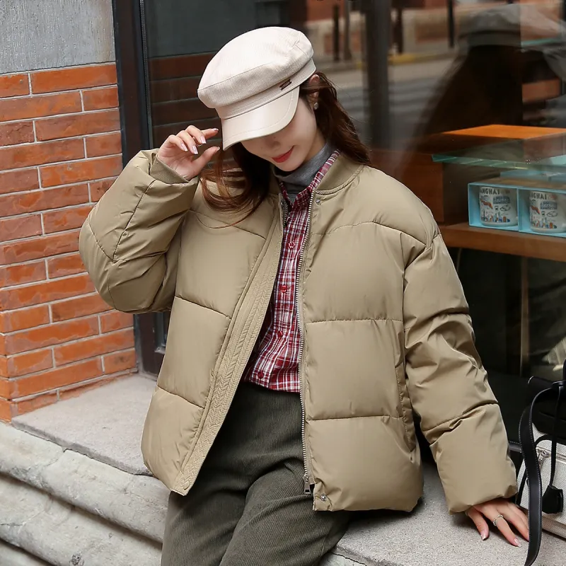 Emodues Puffer Jacket Women's Autumn Green-1
