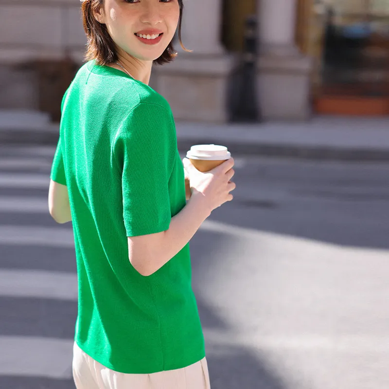 【dme】 Knitwear Women's Dark Green-1