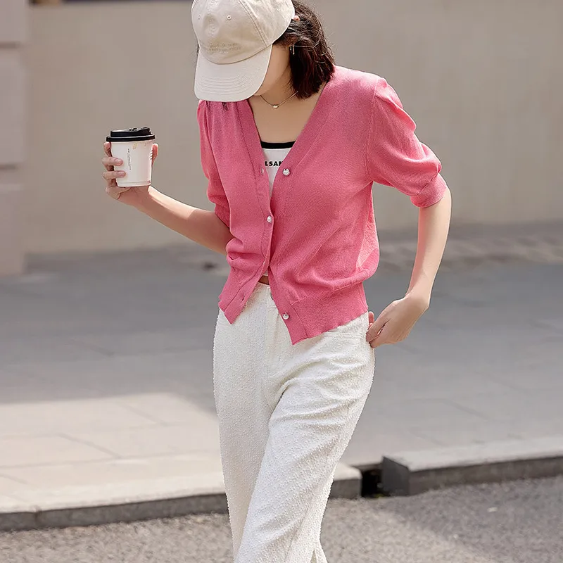 Dme Knitwear Women's Fuchsia-1