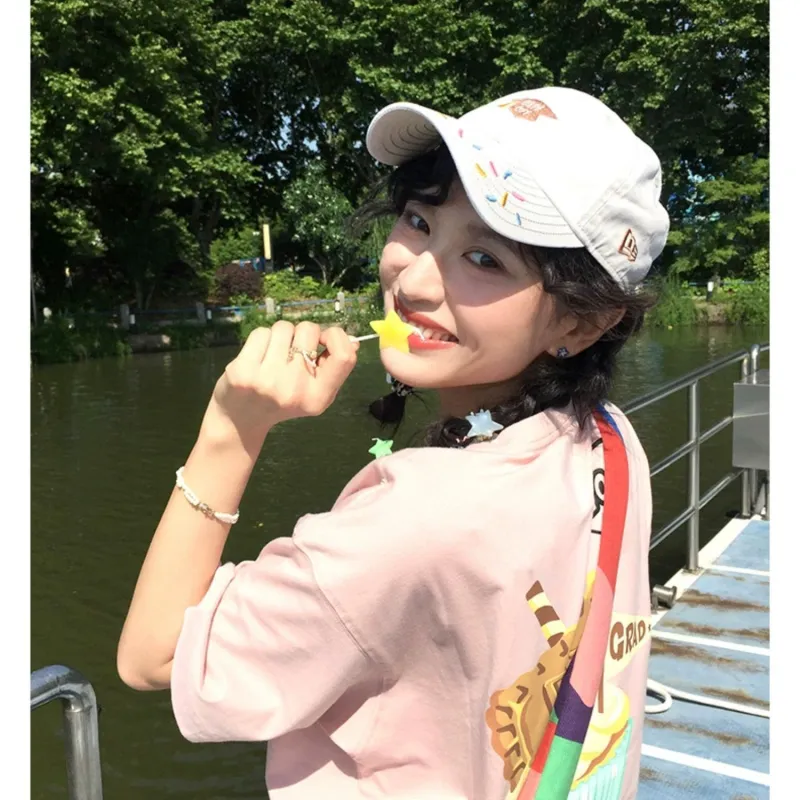New Era T Shirts Unisex Pink-5