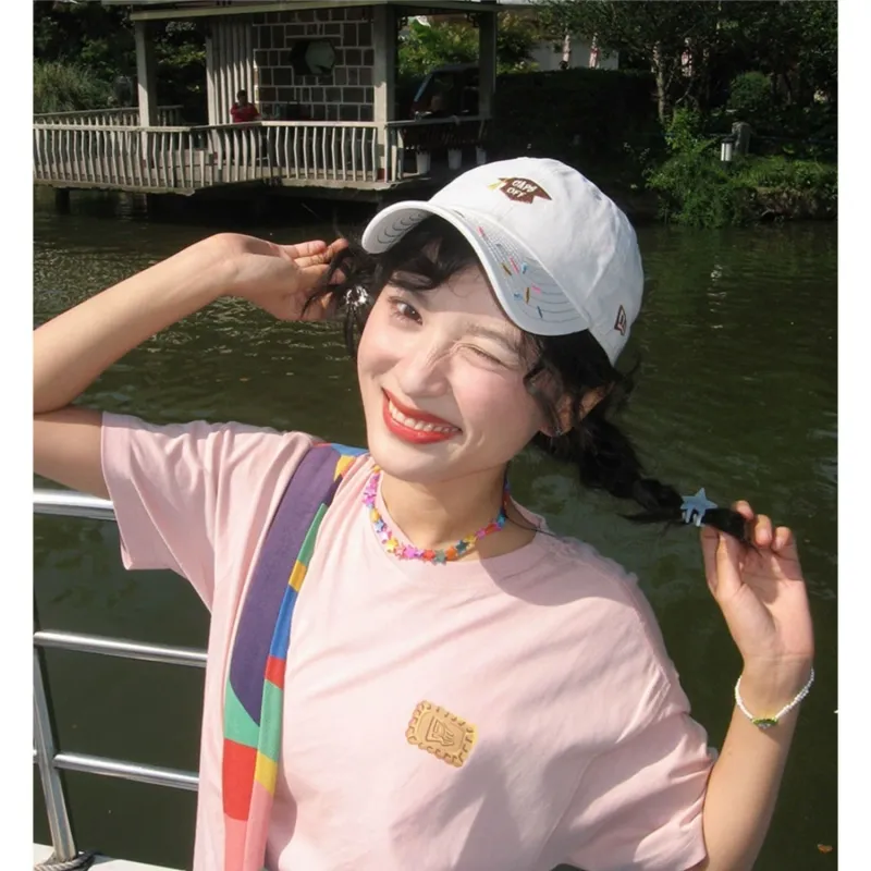 New Era T Shirts Unisex Pink-4