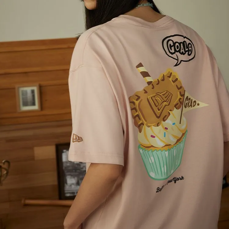 New Era T Shirts Unisex Pink-3
