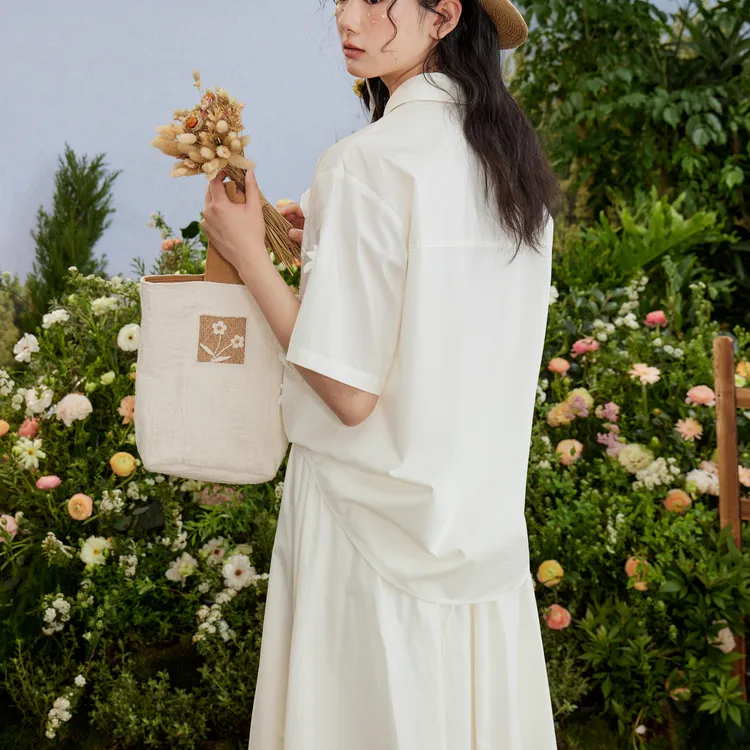 ZIHAN Skirt Set Women's Beige Gold-4