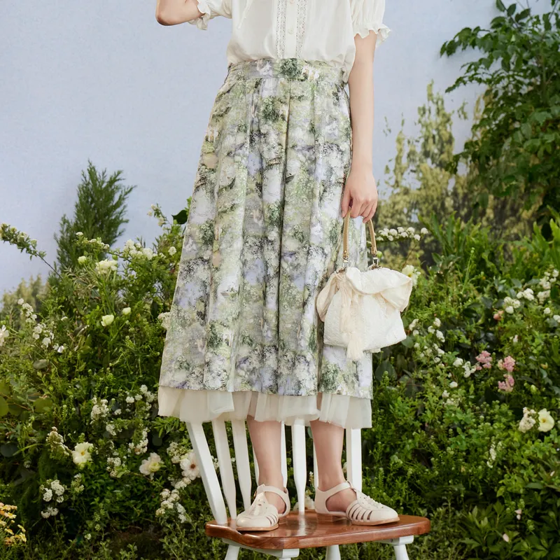ZIHAN Casual Long Skirts Women's-6