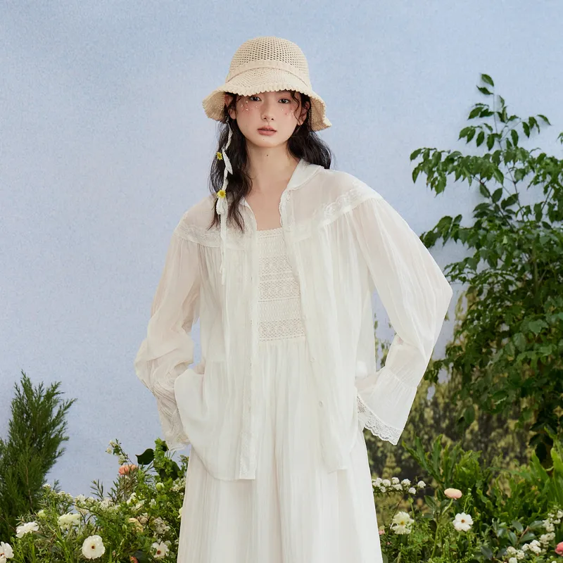 ZIHAN Shirts Women's Beige Gold-3