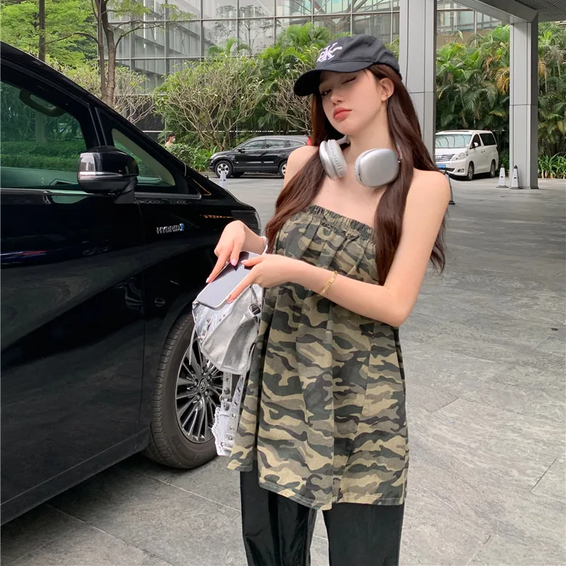 HUASJ T Shirt Women's Camouflage-3