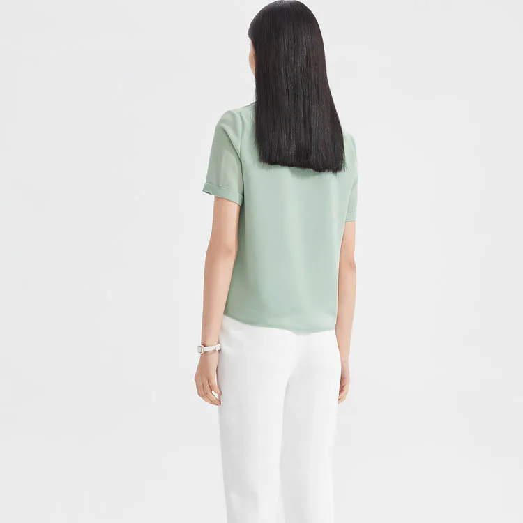 JZ Juzui Chiffon Shirts Women's-0