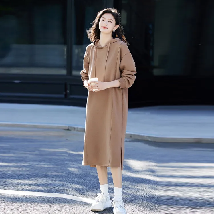 Demana Long Sleeved Dress Women's Latte-1