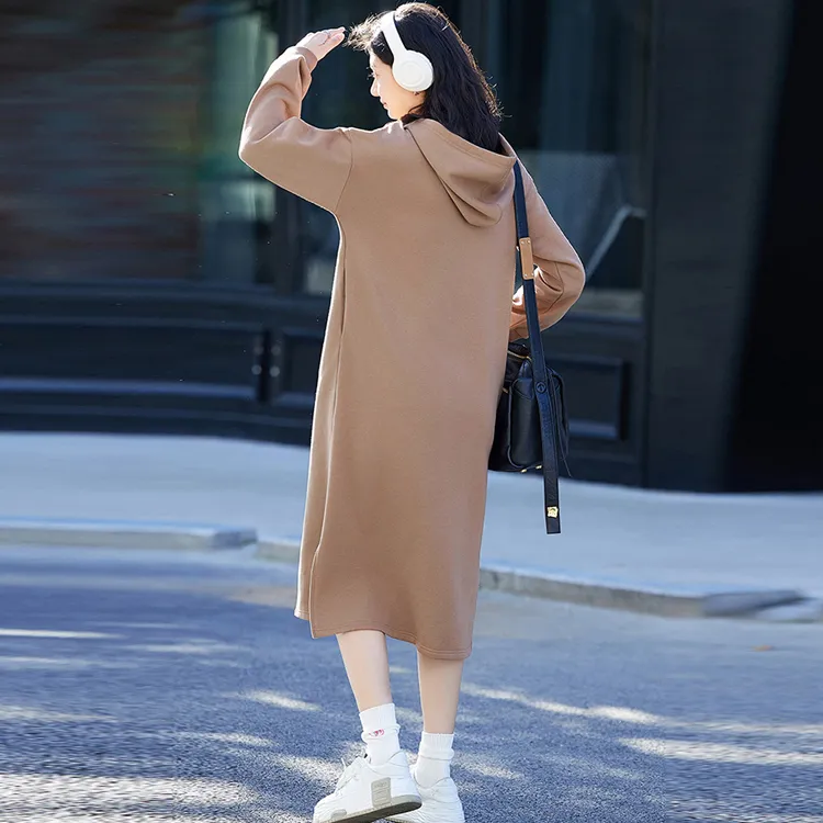 Demana Long Sleeved Dress Women's Latte-3
