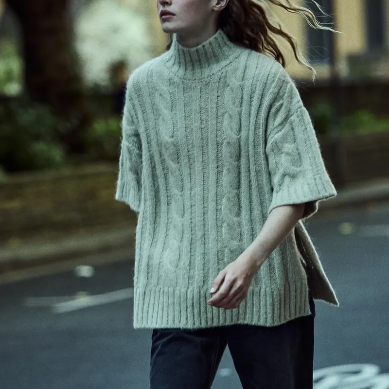 ZARA Sweater Women's Sage Green-2
