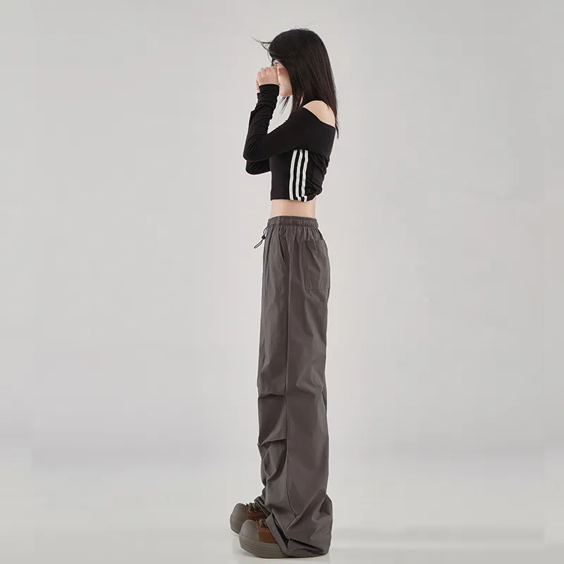 Yynw Casual Pants Women's Ore Gray-1