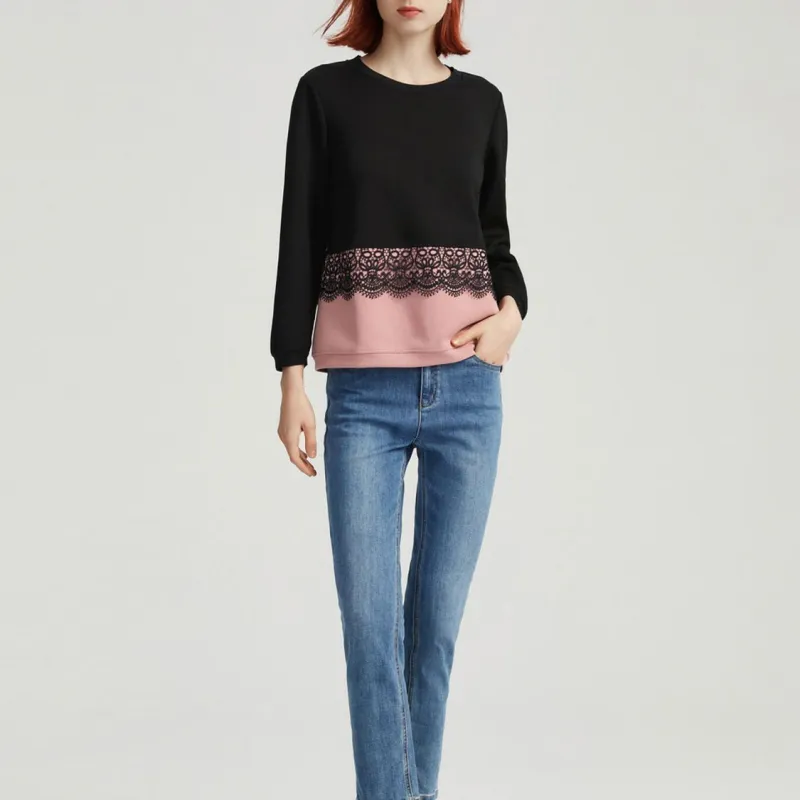 FINITY Sweatshirts Women's Black-2
