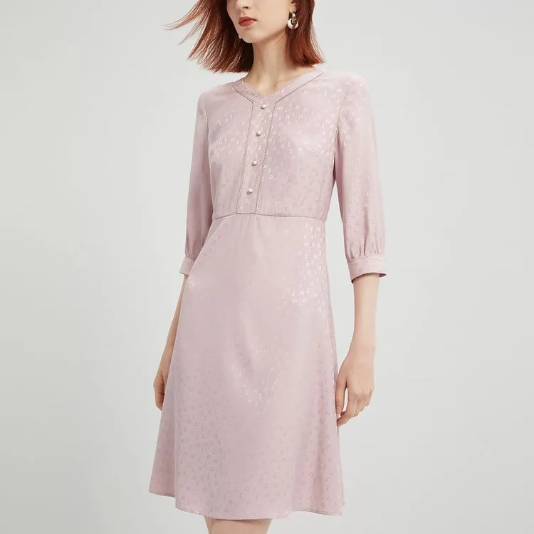 FINITY Long Sleeved Dresses Women's Pink-4