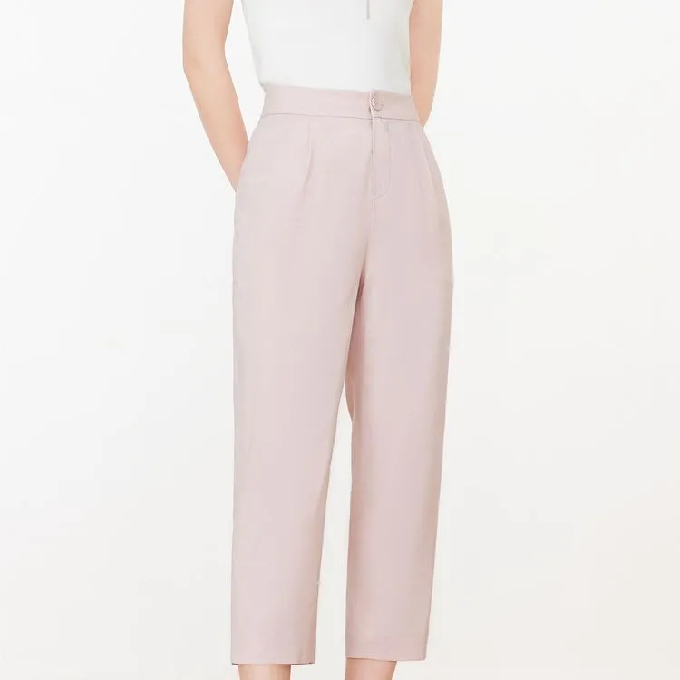 JZ Juzui Casual Pants Women's Pink-2
