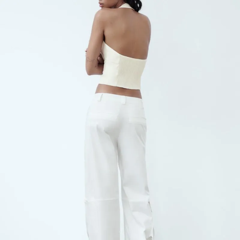 ZARA Camisoles Women's White-3