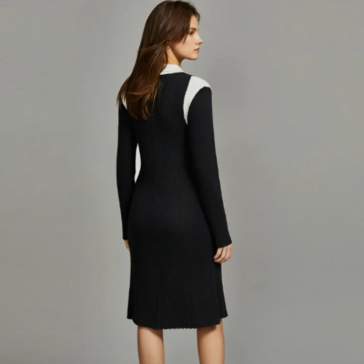 ELLE Long Sleeved Skirt Winter Women's-2