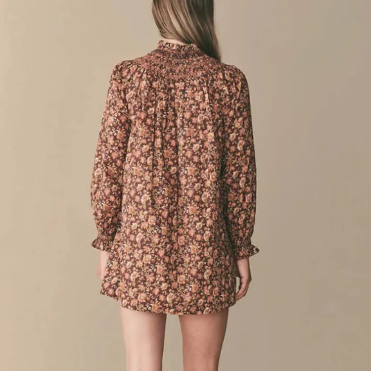 DOEN Long Sleeved Dresses Women's Mulberry Tree Potpourri-2