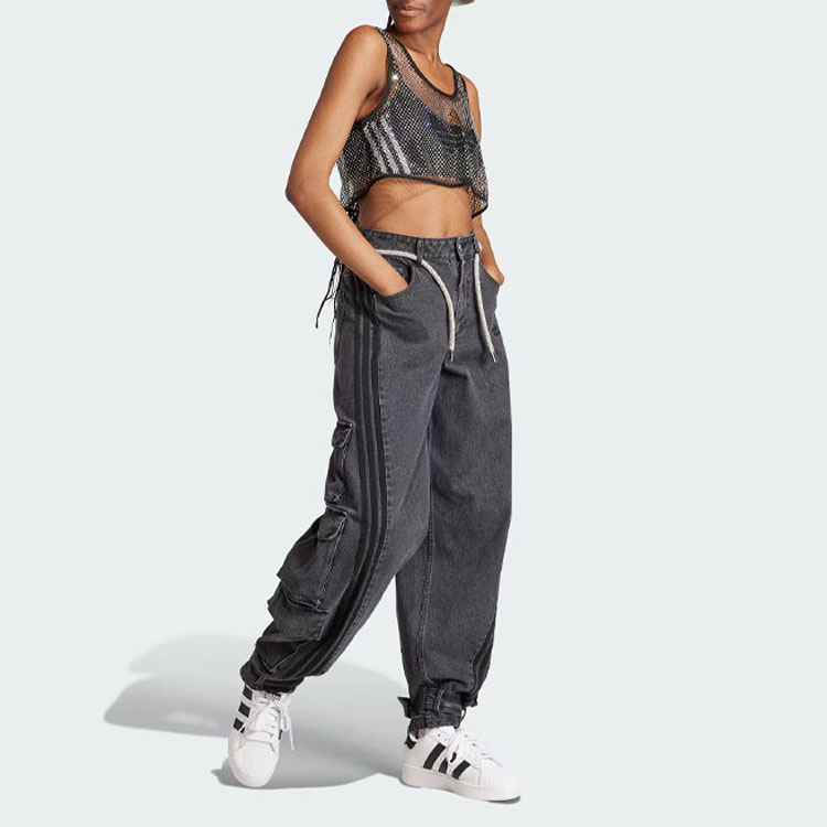 Adidas originals Adilenium Rhinestone Bra Top Black - POIZON
