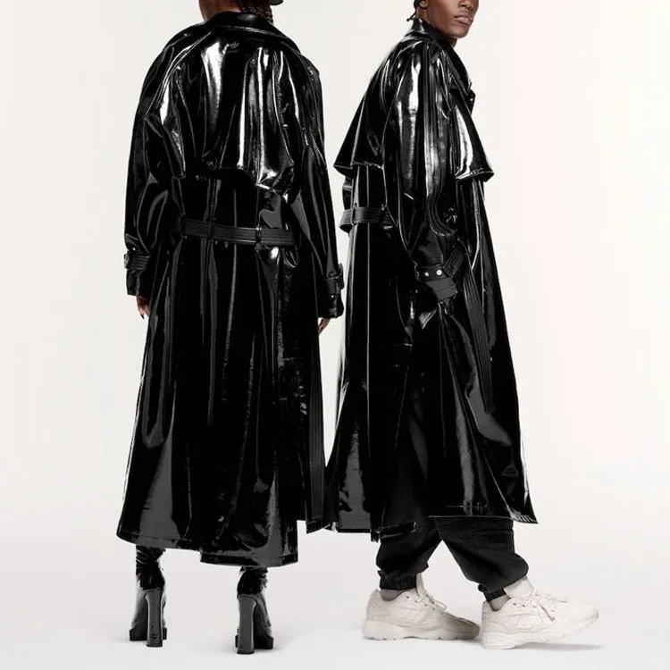 Adidas IVY PARK Trench Coats Unisex Black-3