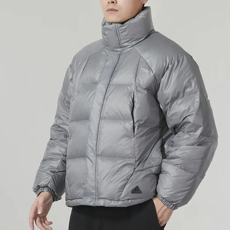 Adidas Down Jackets Men Gray-4