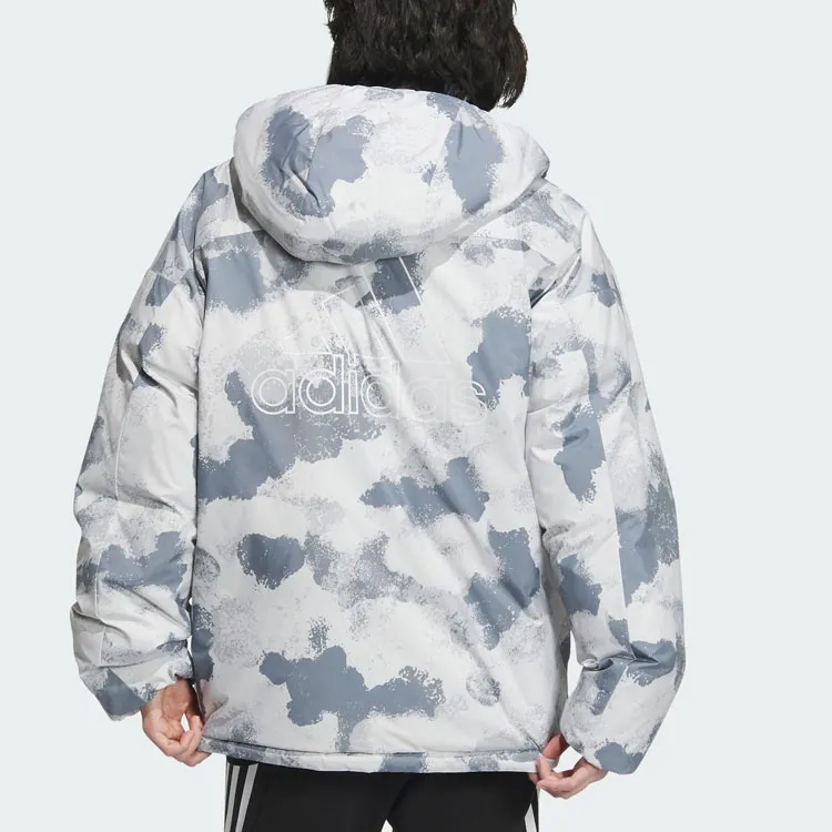 Adidas Down Jacket Men's Light Gray-7