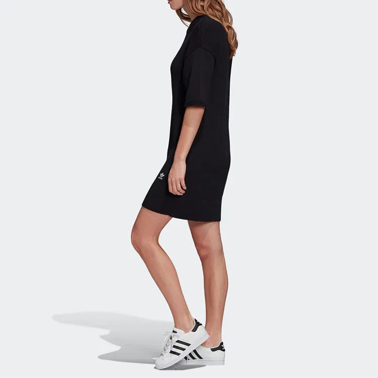 Adidas Originals Short Sleeved Dresses Women's Black-3