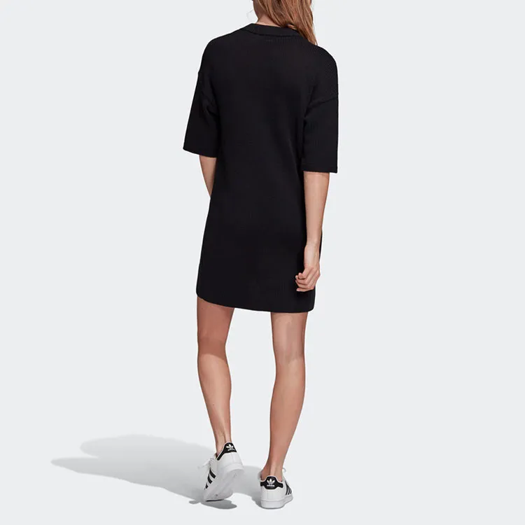 Adidas Originals Short Sleeved Dresses Women's Black-2