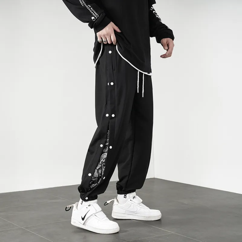 JEEP SPIRIT Summer And Fall Knitted Sweatpants Unisex-4
