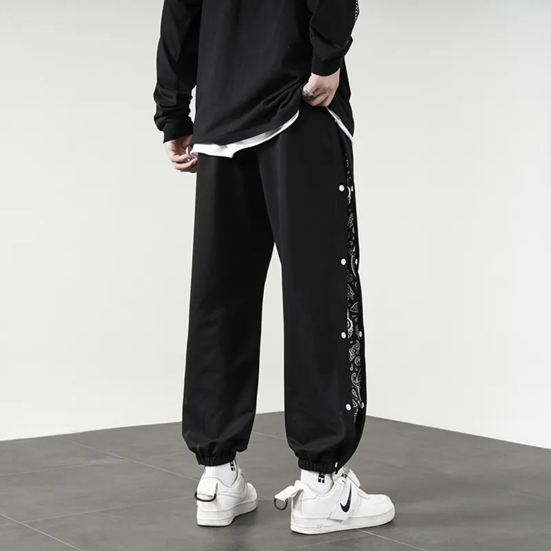 JEEP SPIRIT Summer And Fall Knitted Sweatpants Unisex-5