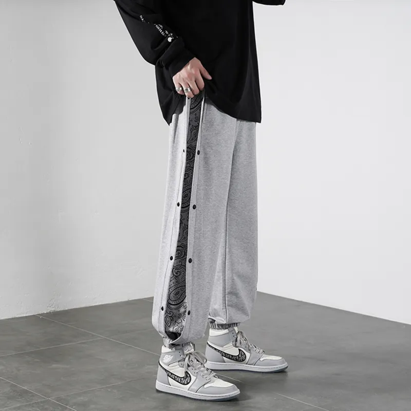 JEEP SPIRIT Summer And Fall Knitted Sweatpants Unisex-10