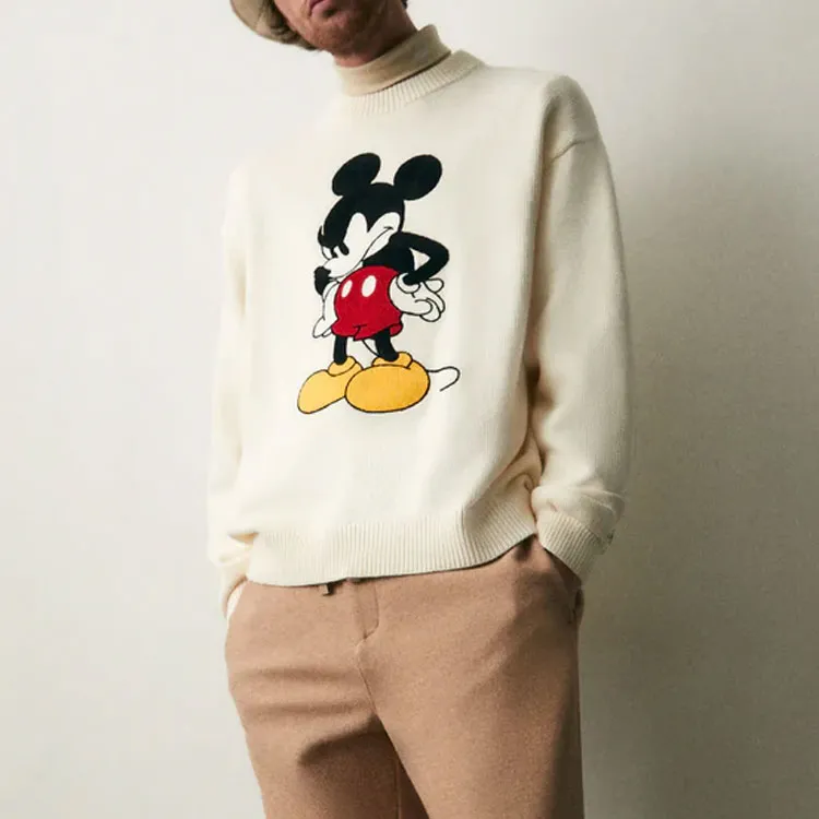 KITH For Mickey & Friends Mickey Crewneck Sweater-2