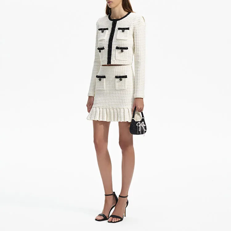 Self portrait Knitwear Women's Ivory White-3