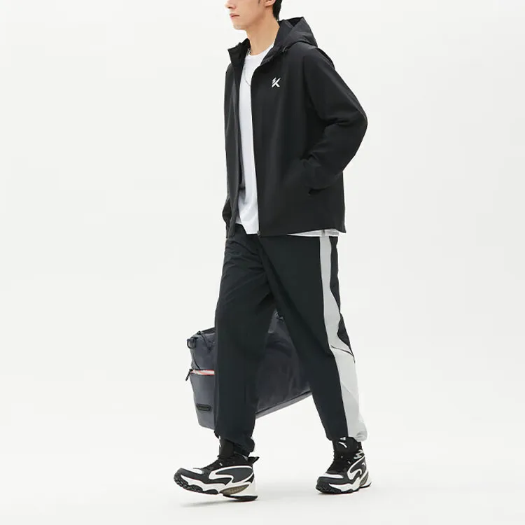 Anta Basketball Collection Trench Coat Men's Basic Black-4