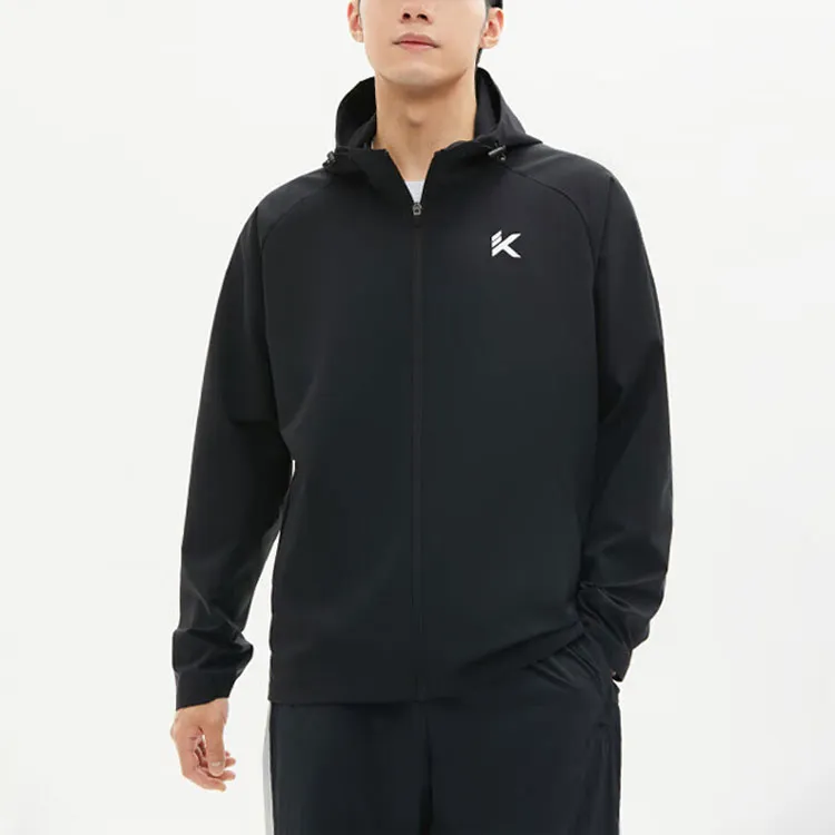 Anta Basketball Collection Trench Coat Men's Basic Black-2