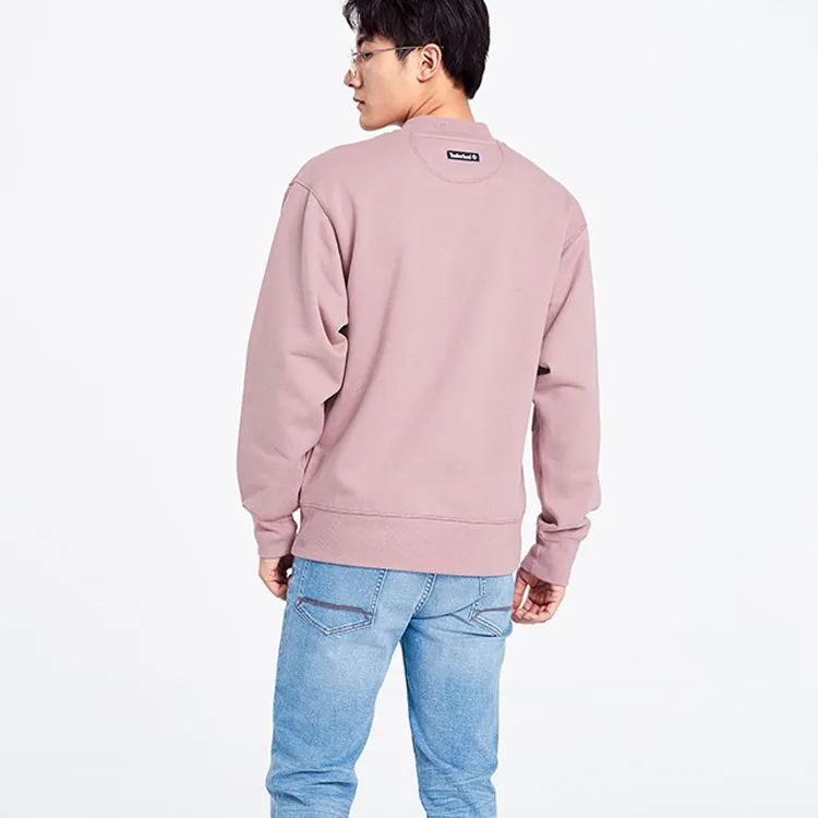Timberland Sweatshirt Unisex Pink Gray Rose-3