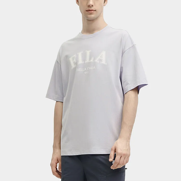 FILA T Shirt Unisex Lavender Light Purple-1