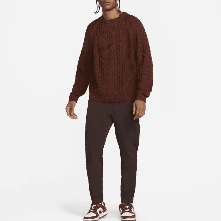 Nike Sweater Asia Version Unisex Maroon-4
