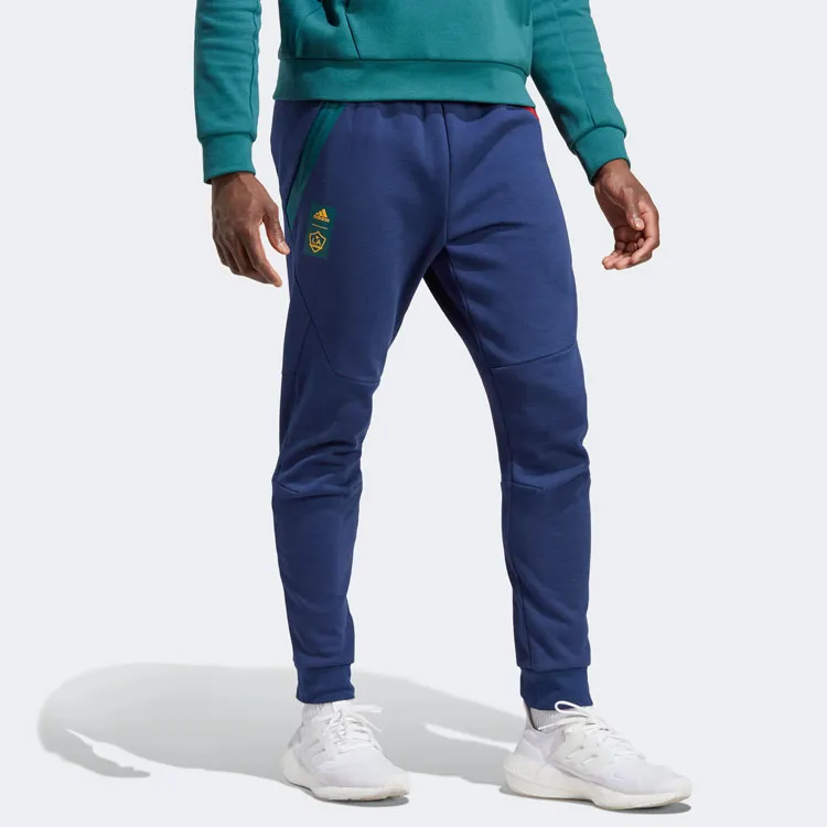 Adidas Knitted Sports Pants Men's Blue-1