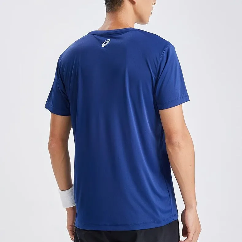 Asics T Shirts Men Dark Blue-3