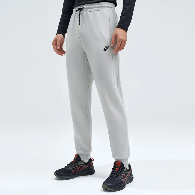 Asics Knitted Sweatpants Men's Gray-4