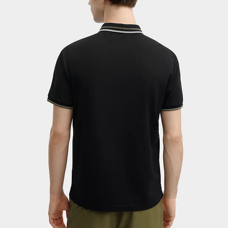 FILA Polo Shirt Men's Jet Black-3