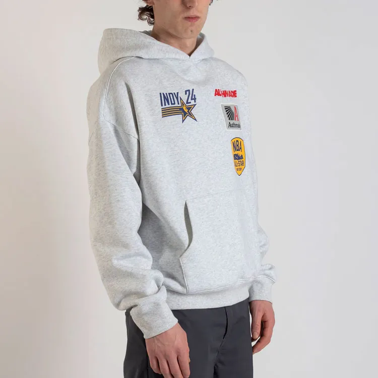 NBA x Authmade Sweatshirt Unisex Gray-4