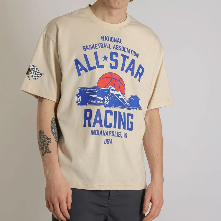 NBA x Authmade T-Shirt Unisex Cream-3