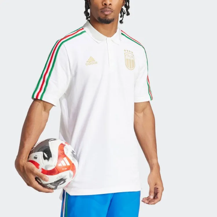 Adidas Polo Shirts Men White-2