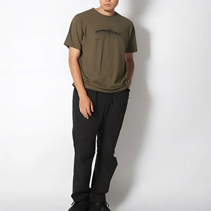 Snow Peak x TONED TROUT Regular T Shirt Unisex-3